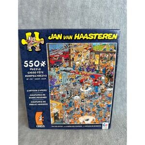 Puzzle Ceaco Jan van Haasteren 550 Piece The Fire Station Complete Cartoon